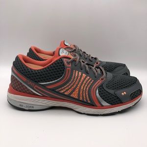 Ryka Womens Kora Running Shoes Black Orange Low